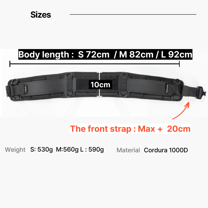 Dura belt Dura 103 with Cobra buckle