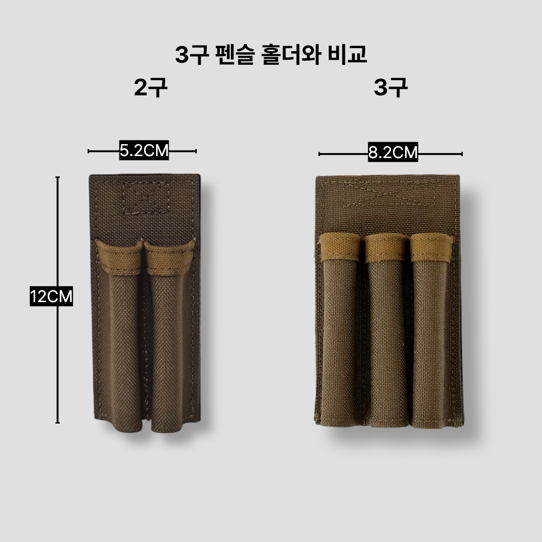 Pencil holder 2slots Dura 511